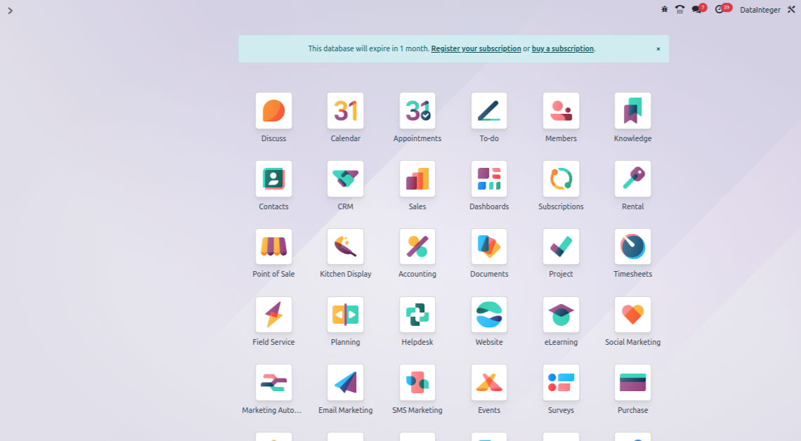 Odoo 17 UI Dashboard