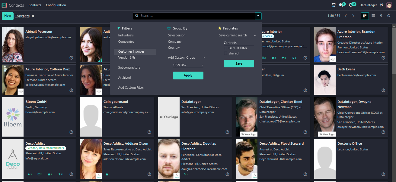 Advanced Search Options